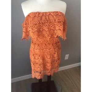 Lace Off the Shoulder Dress